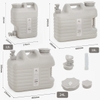 Naturehike NH16S012-T Can nhựa mang nước đi cắm trại 12L-18L-24L