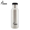 Chai Nước Inox Cắm Trại Laken Basic Steel 0.75L Nắp Nhựa
