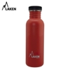 Chai Nước Inox Cắm Trại Laken Basic Steel 0.75L Nắp Nhựa