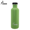 Chai Nước Inox Cắm Trại Laken Basic Steel 1L Nắp Nhựa