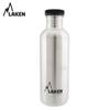 Chai Nước Inox Cắm Trại Laken Basic Steel 1L Nắp Nhựa