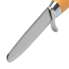 Cận cảnh lưỡi dao Morakniv Rookie thép không gỉ sáng bóng