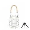 Đèn LED cắm trại Naturehike màu trắng, quai xách dây thừng, kèm chân đế ba chân