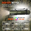 Đèn Pin Cắm Trại Du Lịch Mini Acebeam Pokelit Ánh Sáng Vàng, Sáng 550Lm Chiếu Xa 86M Pin 14500