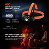 Acebeam H30 Đèn Pin Đội Đầu Cắm Trại Độ Sáng 4000 Lumen Sáng Trắng, Kèm Pin 21700 5100Mah, Cổng Sạc Usb-C Powerbank