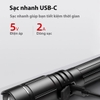 Đèn Pin Zoom Cắm Trại Du Lịch KLARUS A2 PRO Độ Sáng 1450 Lumen Chiếu Xa 420M Sạc Usb-C Pin 21700 4000Mah Kèm Theo