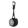 Loa mini Flextail Tiny Speaker màu đen gắn móc khóa, chụp trên nền trắng