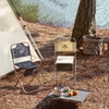 NatureHike NH18M001-Z Ghế Xếp Cắm Trại Inox Có Lưng Tựa, Gấp Gọn Siêu Nhẹ
