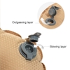 Naturehike Gối Hơi Cắm Trại Du Lịch Văn Phòng Cắm Trại PU Flocking Comfortable Sleeping Pillow