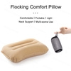 Naturehike Gối Hơi Cắm Trại Du Lịch Văn Phòng Cắm Trại PU Flocking Comfortable Sleeping Pillow