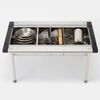 Hộp Phụ Kiện Cắm Trại Du Lịch Snowpeak Stainless Box Half Unit