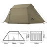 Naturehike NH21ZP009 Lều Cắm Trại 4 Người Automatic Family Cabin - ảnh 3 | ProCamping.vn