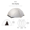 Naturehike NH17T007-M Lều Cắm Trại 2 Người Cao Cấp Mogar Chống Nước Chống Tia UV Chống Gió - ảnh 11 | ProCamping.vn