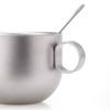 Keith Titanium Coffee cup with saucer and spoon