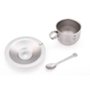 Keith Titanium Coffee cup with saucer and spoon