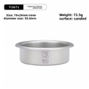 Keith Titanium Ti3671 / Ti3681 Rổ Lọc Cà Phê Espresso Cắm Trại Dùng Cho Tay Cầm Portafilter (cup đôi)