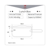 Keith Titanium Ti5328 Hộp Lunch Box 1000Ml