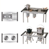 Snowpeak Khung Bàn Cắm Trại Du Lịch Kết Hợp Với Các Sản Phẩm Của Thương Hiệu Igt Iron Grill Table Frame 3 Unit