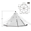 Naturehike Lều Cắm Trại 8 Người Pyramid Tent - ảnh 4 | ProCamping.vn