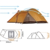 Snowpeak Amenity Dome S Lều Cắm Trại Chống Thấm Và Chống tia UV - ảnh 2 | ProCamping.vn