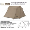 NatureHike Lều Cắm Trại Tự Bung - Giường Xếp Dàn Đế - ảnh 4 | ProCamping.vn