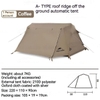 NatureHike Lều Cắm Trại Tự Bung  - Giường Xếp Dàn Đế - ảnh 5 | ProCamping.vn