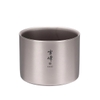 Snowpeak Ly Titanium 2 Lớp Giữ Nhiệt Ti-Double M200 – M400 Stacking Mug 200ml – 400ml