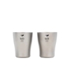 Ly Uống Rượu Keith Titanium Wine Cup 10ml hai ly đặt cạnh nhau, nền trắng