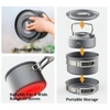Naturehike Bộ Nồi Nhôm Cắm Trại Cao Cấp CNK2450CF010