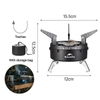 Naturehike Bếp Gas Mini IGT 3 Đầu Đốt Cắm Trại CNK2450CF019
