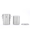 Keith Nồi Áp Suất Titanium Multi-function Cooker tháo rời 3 phần: thân nồi, ca đong, nắp