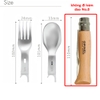 Opinel Bộ Muỗng Nĩa Cắm Trại Picnic+ Cho No.8 ( không bao gồm dao No.8 )