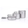 Bộ ba nồi Keith Titanium Casserole lồng nhau kích cỡ khác nhau, quai gập