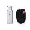 Bình nước titanium Keith Ti3031 550ml kèm túi đựng vải đen có khóa kéo