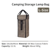 Naturehike NH21YW125 Túi Đựng Đèn Gas Cắm Trại Vải Canvas - Nâu Đen -