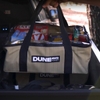 Dune Túi Đựng Đồ Nắp Trong Suốt Medium Canvas Storage Bag With Clear Top Brown