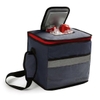 Túi giữ lạnh Spinifex Soft Cooler 24 lon màu xanh navy viền đỏ đựng đá và lon nước, nắp mở