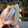 Vultura KZ-09 Kestrel Dao Xếp EDC Thép D2, Ốp G10, Lưỡi Tanto Cắm Trại