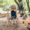 Naturehike NH19Y002-D Ghế Xếp Cắm Trại Tựa Lưng Khung Vân Gỗ Portable Outdoor