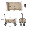 Naturehike NH19PJ001 Xe Kéo Đồ Đa Năng – Bánh lớn Cắm Trại Folding Trolley