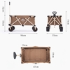 Naturehike NH20PJ009 Xe Kéo Đồ Dùng Cắm Trại Gấp Siêu Gọn Folding Trolley