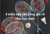 4 mẫu vợt cầu lông giá rẻ cho học sinh