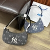 Túi Hobo Denim MLB Monogram New York Yankees Da Bò