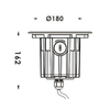 Inground Light ST2180R1*a-B1-Y
