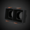 IP44 Fixed Twin-head Spring Frames