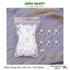Nhẫn Đựng Keo Nối Mi, Mực Phun Xăm Túi 100 Nhẫn