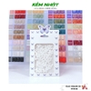 Set charm nơ nhựa trắng