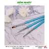 Bộ Cọ 3 Cây Hoa Cúc, Đắp Gel, Cọ Nét DINGXI - Màu xanh dương