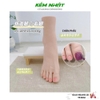 Bàn chân giả silicon giống thật, công dụng tập làm nail..