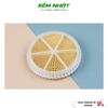 Set Bi Kim Loại Khay Tròn 6 Ngăn